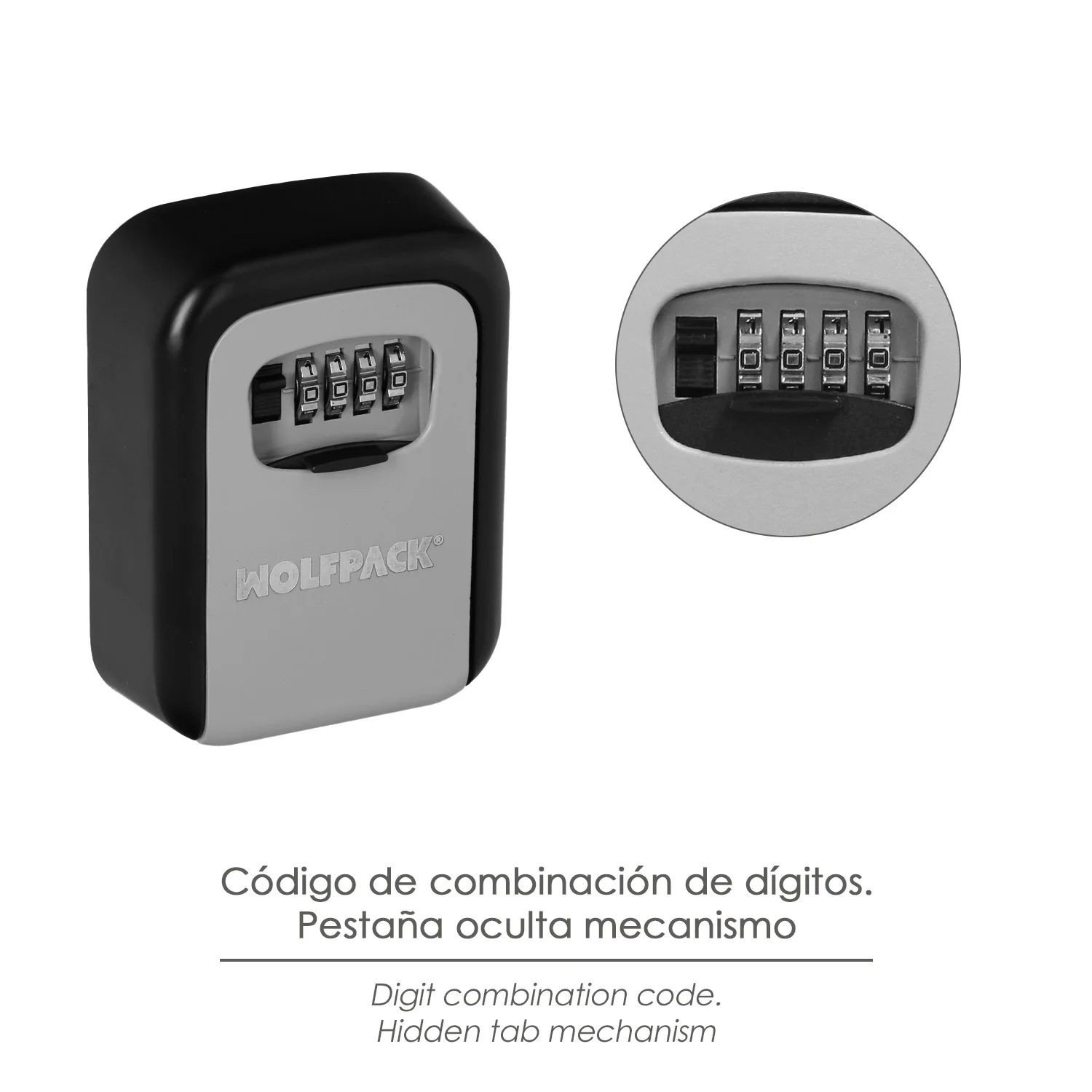 Caja Seguridad Llaves 125x95x40 mm.4 Digitos. Caja Llaves, Caja Llaves Calle, Caja De Llaves Pared, Caja Llaves Codigo - Imagen 4